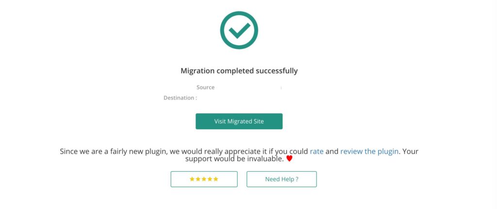 migrate wordpress website from one domain to another